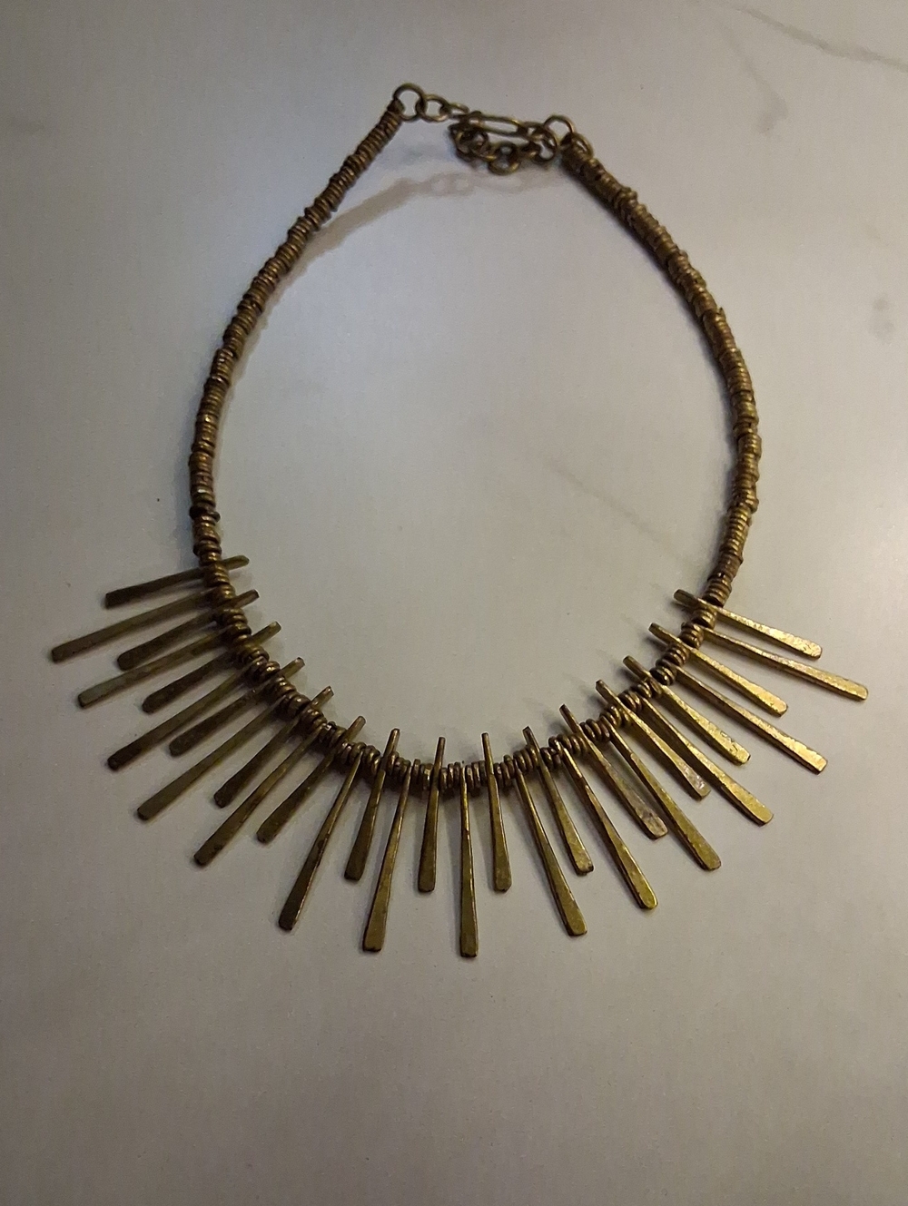 Gold Spike Statement Necklace - Women Jewelry